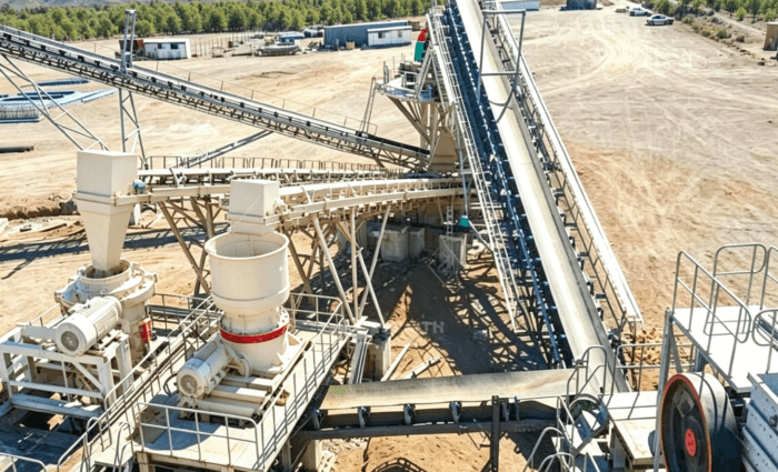 350 TPH Copper-Gold Ore Crushing Plant in Peru
