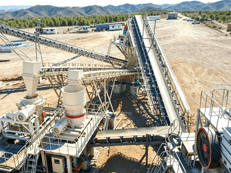 350 TPH Copper-Gold Ore Crushing Plant in Peru