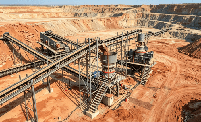 400 TPH Iron Ore Primary & Secondary Crushing Line in Kazakhstan SUNWE