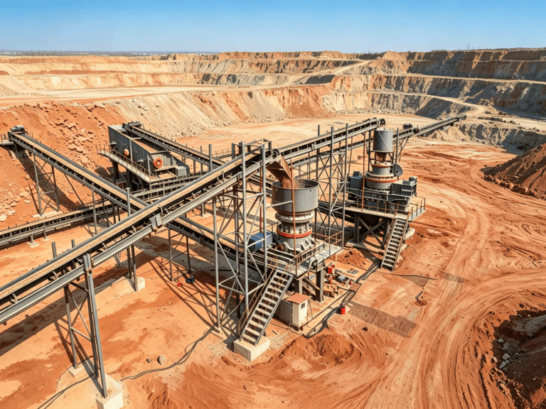 400 TPH Iron Ore Primary & Secondary Crushing Line in Kazakhstan SUNWE