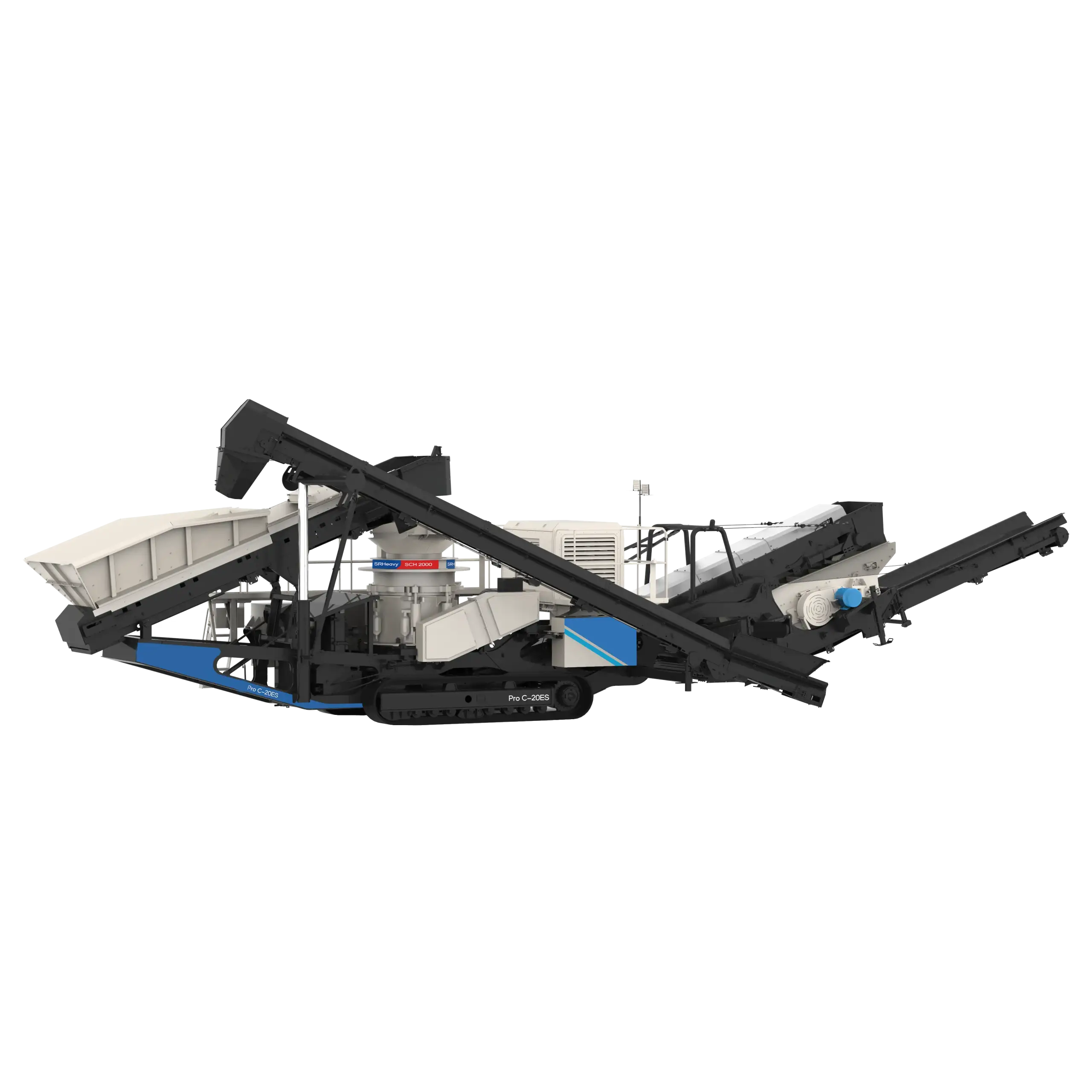 SW Pro C20ES Mobile Cone Crusher