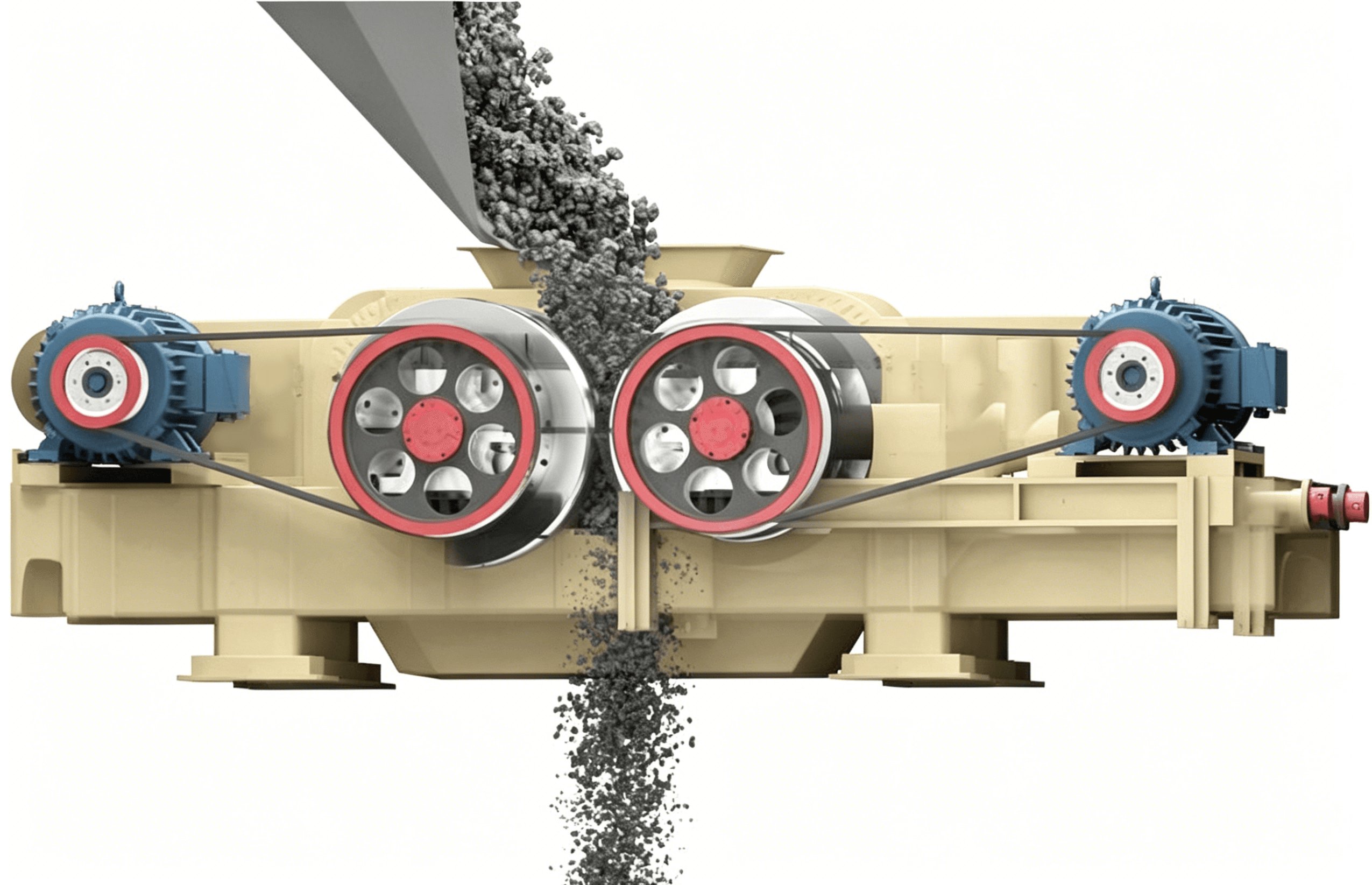 double roller crusher working principle